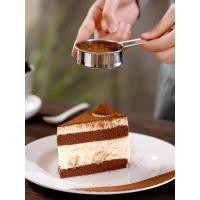 ราคา ตะแกรงแป้งมินิเค้กขนมเลือกสแตนเลสตาข่ายกาแฟผงน้ําตาลผงโกโก้สปริงเกลอร์กรองอบ (56811358889)
