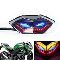 ราคา สําหรับ Kawasaki Ninja 250 300 NINJA250 Z250 Z300 2013-2018 รถจักรยานยนต์ LED ไฟท้ายด้านหลังเบรคไฟเลี้ยวแบบบูรณาการไฟท้าย (49407902907)