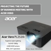 ราคา Acer Vero PL2520i projector acer laser สว่าง 4000 Ansi Lumens ละเอียด 1080p อายุหลอดภาพ 20000 ชั่วโมง เครื่องสว่างสูง (28685361433)