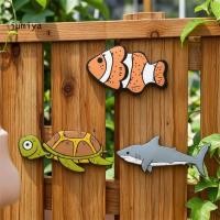 ราคา Fish Wall Art Wall Decor 3 ชิ้นไม้ Ocean Wall Art ชุด Vintage Shark เต่าทะเลปลา Coastal Decor Beach House แขวนเครื่องประดับสําหรับห้องน้ํา Lake House Farmhouse สไตล์ (40881108522)