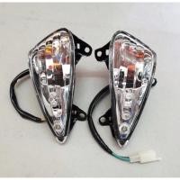 ราคา ชุดไฟเลี้ยวหน้า เวฟ 125 ไอ(W 125i) รุ่นปี 2005 ไฟเลี้ยวบังลม (ขายส่ง ขายเป็นคู่) (12297308128)