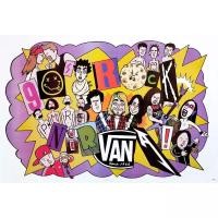 ราคา โปสเตอร์ Vans แวน ROCK 90 Nirvana รองเท้า ติดผนัง สวยๆ รูปภาพ ภาพ poster 34.5 x 23.5 นิ้ว (88 x 60 ซม.โดยประมาณ) (22712848663)