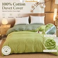 ราคา 1ชิ้น ปลอกผ้านวม สีพื้น ไม่มีผ้านวม ผ้าฝ้าย100% INS 3ฟุต/6ฟุต/6.5 duvet cover ปลอกผ้านุ่ม (50065128759)