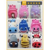 ราคา Frozen Unicorn Hippo Baby Shark Elephant Bug Ladybug Backpack Jntna8900 (24698364638)