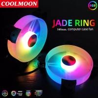 ราคา พัดลมเคส Coolmoon Jade Ring 140mm. 6pin RGB (14590641889)