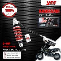 ราคา YSS โช๊คแก๊ส G-TOP อัพเกรดสำหรับ Kawasaki KSR 110 ปี 2005 ขึ้นไป【 MX362-240TRC-01-858 】 โช๊คเดี่ยวหลัง สปริงแดง/กระบอกดำ (6110868249)