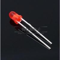 ราคา ((10 ชิ้น) ไดโอดไฟ LED F3 สีแดง สีแดง สีเหลือง ฟ้า เขียวมรกต เขียว ขาว 3 มม. (19594790559)