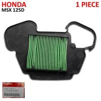 ราคา กรองอากาศ ของแท้ 1 ชิ้น สีดำด้าน สำหรับ Honda MSX GROM 125D ปี 2014-2021 (28028112469)
