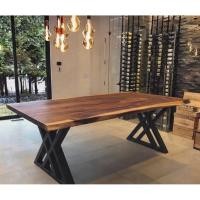 ราคา โต๊ะไม้จามจุรี Wood Dining Table โต๊ะไม้จามจุรีแผ่นเดียว Dining Tableโต๊ะรับประทานอาหาร โต๊ะทำงาน ไม้อะคาเซีย (27795279017)