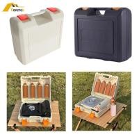 ราคา [Vaveren] เตาตั้งแคมป์กลางแจ้งกระเป๋าถือกันกระแทกกล่องเก็บกันน้ําสําหรับเตาเทปคาสเซ็ตและถังแก๊สอุปกรณ์ตั้งแคมป์ (54060870089)