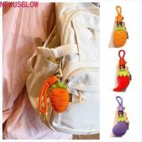 ราคา NEXUSGLOW พวงกุญแจผัก, แครอทการ์ตูน PU กระเป๋าหนังจี้, Kawaii เชือกถักของขวัญวันเกิดมะเขือยาวพวงกุญแจรถสาว/เด็กชาย (24848345538)