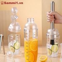 ราคา ถ้วยเชคเกอร์ค็อกเทลพลาสติก ZK พร้อมสเกล 350ml/530ml/700ml/1000ml VN (51061763123)