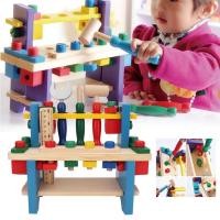 ราคา After kids ชุดช่างตัวน้อย Diy ของเล่นเครื่องมือช่างเด็ก ถอดประกอบได้ ของเล่นเสริมพัฒนาการ 3 ปี Combines the tool wooden (23684804745)