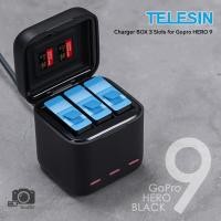 ราคา รุ่นไหม่ TELESIN Charger and KingMa Battery Gopro Hero 9 Charger แบต Gopro 9 KingMaแท้ พร้อมส่ง (5953351289)