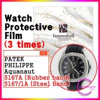ราคา ฟิล์มกันรอยหน้าจอเหมาะกับ PATEK PHILIPPE Aquanaut 5167A (Rubber band), 5167/1A (Steel band) (3 sheets) / ฟิล์มสติกเกอร์ ป้องกันรอยขีดข่วน และสิ่งปนเปื้อน สําหรับ (24214575806)
