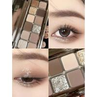 ราคา พาเลทตา odbo พาเลทตา sivanna พาเลทตา 4u2 Low Saturated Grey Powder Cement Palette 12 สีอายแชโดว์ Palette Earth Color Pearlescent Matte Smoky แต่งหน้าของแท้ Niche Green Series (55514100655)