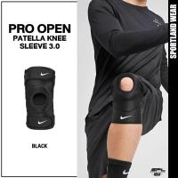 ราคา Nike ไนกี้ ปลอกรัดหัวเข่า พยุงเข่า Pro Open Knee Strap Sleeve N.100.0672.010 BK(1900) (25151206714)