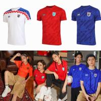 ราคา ของแท้ เสื้อเชียร์ คอกลม ฟุตบอลทีมชาติไทย Warrix Thailand National Team Kit 2023-24 (Cheer Version) Original (25269443214)