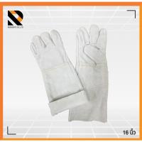 ราคา ถุงมือหนังท้องล้วน 16 นิ้ว ไม่มีซับ (49952004838)