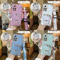 ราคา เคส infinix Note 11 Pro เคส infinix Note 11S Note 8i เคส infinix Hot 12 Play Case infinix Hot 12i Case infinix Smart 7 Case infinix Smart 4 Smart 4C Case Vanity Mirror Cute Hello Kitty Anime Stand Wri