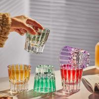 ราคา Old-Fashioned Cut Glass Whiskey Glass Tumbler Water Glass Cup Suitable for Cocktail Whisky Drink Red Wine Vodka (14599706496)