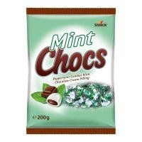 ราคา เวอร์เธอร์ลูกอมมิ้นท์ช็อกโกแลต 200กรัม Werthers Choc Mint Candy 200g. [หมายเลขบาร์โค้ด 4014400900804] (46662755726)