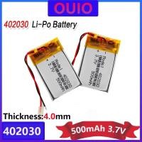 ราคา High Capacity 402030 3.7v 500mAh Li-ion Lipo Cells Lithium Li-Po Polymer Rechargeable Battery For Bluetooth GPS MP3 MP4 (29811452294)