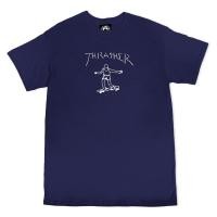 ราคา เสื้อยืด Thrasher Gonz S/S สีกรมท่า/ขาว By Mark Gonzales (53154724089)