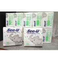 ราคา SEE U NAPKIN POP UP GAJAH 150S CONTENTS 10 - TABLE TISSUE (51464806450)