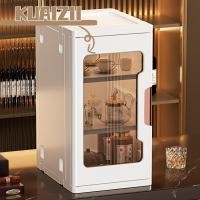 ราคา KUAIZII ตู้เสื้อผ้าพลาสติกพับได้, มีล้อตู้เก็บของแคบพิเศษ, อุปกรณ์จัดเก็บที่ทนทานหลายชั้นตู้ห้องน้ําความจุขนาดใหญ่บ้าน (57262378714)