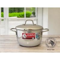 ราคา Zebra หม้อต้มสแตนเลส 2หู ตราหัวม้าลาย ขนาด 18 ซม สามารถใช้ได้ทุกหัวเตา ม้าลายรุ่นเสริมก้นหนาพิเศษ (27513472111)
