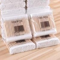 ราคา Double-Ended ผ้าฝ้าย Swabs Tattooed ความงาม Kapok Swabs Double-Ended แต่งหน้า Remover ผ้าฝ้าย Swabs ชี้ไม้ Swabs ทําความสะอาดผ้าฝ้าย Swabs (41319447745)