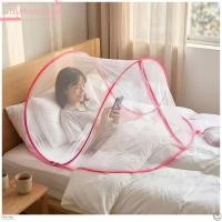 ราคา ปิตาชิโอ ยุงเตียงป๊อปอัพ ,พร้อมซิประบายอากาศคนเดียวหลังคาเตียง,แบบพกพาพับเก็บได้ไม่จําเป็นต้องติดตั้งป้องกันแมลงยุงเต็นท์บ้าน (54314239643)