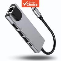 ราคา อะแดปเตอร์พร้อม HDMI 4K, พอร์ต Gigabit Ethernet, พอร์ต USB 3.0 จํานวน 3 พอร์ต สําหรับ MacBook Pro, iPad Pro, XPS, Pixelbook และ USB-C Hub 5-in-1 (47162069923)