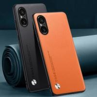 ราคา สําหรับ Sony Xperia 5 V 5V กรณีหรูหรา PU หนังสําหรับ Sony Xperia5 V ฝาครอบป้องกัน Matte ซิลิโคนกันกระแทก Coque (45015380867)