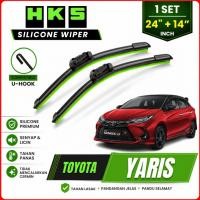ราคา Toyota Yaris (2019-2026) HKS Silicone Wiper Japan Silent Wiper Wiper Yaris (24"/14") (42412257261)