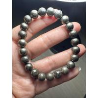 ราคา สร้อยข้อมือไพไรต์เต็ม 8.2 มม. + certi (41517795973)