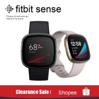 ราคา Fitbit Sense GPS Smartwatch จอแสดงผล AMOLED ในตัว GPS ติดตามความเครียด ตรวจจับความเครียด ติดตามกีฬา Smart Watch Bands (20577420752)