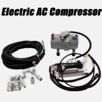 ราคา Universal 12V Electric AC Scroll Compressor Car Air Conditioner Semi Close Kit for Campers RVs Truc (45213554202)