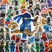 ราคา พร้อมส่งLEGO Ninjago เลโก้ นินจาโก sticker game สติกเกอร์กันน้ำรูปแบบที่แตกต่างกัน 50-100ชิ้น (24371002525)