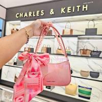 ราคา Charles&Keithกระเป๋าสะพายไหล่&สะพายข้างลายหินอ่อน (19908990198)