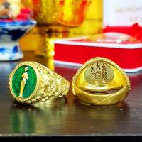 ราคา แหวนไอ้ไข่เด็กวัดเจดีย์มหาลาภ เนื้อทองเหลืองลงยา (ขนาดสามารถปรับไซส์ได้ตามขนาดนิ้ว) มือเข้าพุทธาภิเษกจากวัดพระศรีมหาธาตุ (9855794693)
