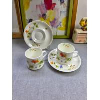 ราคา Narumi ชุดแก้วชากาแฟ bone china ลายดอกไม้ 4 ชิ้น (40960532166)