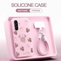 ราคา [เคส Su Lu] เคสมิกกี้ Hp Samsung Galaxy A07 A57 A37 A17 5G A15 A05S A26 A16 A56 A06 A55 A35 A36 Nm0715 สายรัดซิลิโคนกันกระแทกน่ารักสีชมพูปลอกสาวล่าสุด (49264352304)