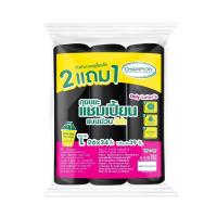 ราคา [สินค้าส่งด่วน] แชมเปี้ยน ถุงขยะแบบม้วนสีดำ ขนาด L 26X34 นิ้ว แพ็ค 2 แถม 1 (57662580487)