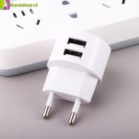 ราคา FLASHBURST เครื่องชาร์จโทรศัพท์มือถือ 5V 2.1A EU Dual USB Quick Charge Mini Adapter Travel Charger Travel Charger Head Wall Charger (50665748100)