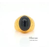 ราคา แหวนชาย แหวนพลอยนิล ทองแท้ พลอยแท้ (52608894689)