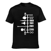 ราคา Spaceship Timeline แรงบันดาลใจโดย Doctor Who Star Wars Star Trek Mens Casual เสื้อยืด (52862776210)