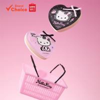 ราคา MINISO เฮลโลคิตตี้กลิตเตอร์ปาร์ตี้ซีรีส์ - ชุดพัฟฝ้ายนุ่มและแป้ง ขนาด 9.4 ซม. × 7 ซม. × 14 ซม. (29044839796)
