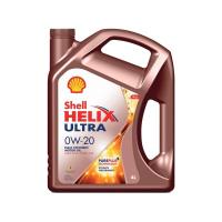 ราคา น้ำมันเครื่อง Shell Helix Ultra 0W-20 0W20 API SP เบนซิน สังเคราะห์100% 4 ลิตร (57653155057)